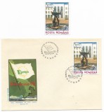 Romania (171) - Targul Filatelic International, Riccione,1990, serie neobl.+ FDC