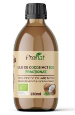 ULEI DE COCOS MCT FRACTIONAT ECO 250ML foto