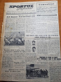 Sportul popular 12 aprilie 1962-fotbal dinamo-dinamo tirana,stiinta timisoara