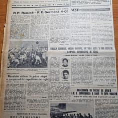 sportul popular 12 aprilie 1962-fotbal dinamo-dinamo tirana,stiinta timisoara