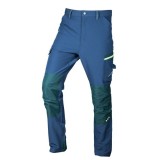 Pantaloni de lucru Mix&amp;Match,elastici,intariri genunchi,bleumarin si verde,marimea M/50,NEO