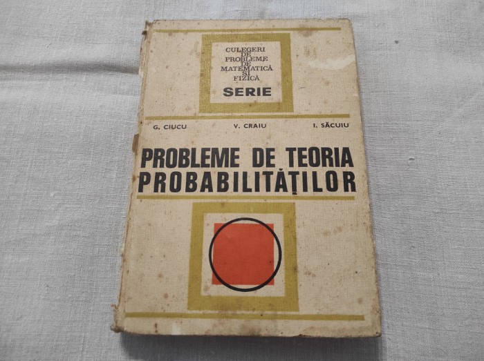 Probleme de teoria probabilitatilor - 1974
