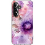 Husa personalizata compatibila samsung galaxy s24, magsafe atasare magnetica, antisoc, model floral 22