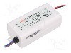 Alimentator pentru LED, 9...36V DC, 0,35A, 12,6W, MEAN WELL - APC-12-350