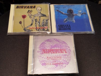 3 CD ALBUME/compilatii CD &amp;quot;PRESA JAPONEZA &amp;quot; DE COLECTIE - NIRVANA - foto