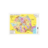 Plansa: Romania. Harta administrativa