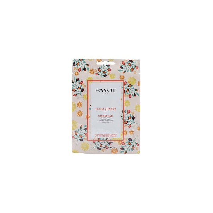 Payot Hangover Morning Mask Detox And Radiance Sheet Mask Mască 19 ml