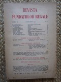 Revista Fundatiilor Regale - Anul IX 1 IANUARIE 1942 Nr. 1