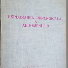 Explorarea chirurgicala a abdomenului- D.Gerota