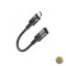 Adaptor Date si Incarcare Lightning - USB-C HOCO U107 0.1m Negru