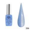 Oja semipermanenta Twilight Glitter 8ml, 206