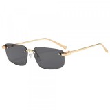 Ochelari De Soare Unisex Techsuit S098, Aurii Negri