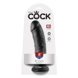 Dildo 8" Cock Black