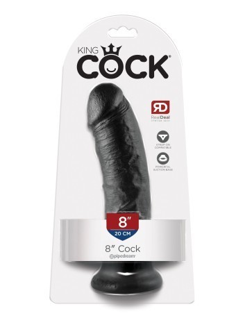 Dildo 8" Cock Black