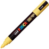 Marker UNI PC-5M 1. 8-2. 5 mm, galben pai, Posca