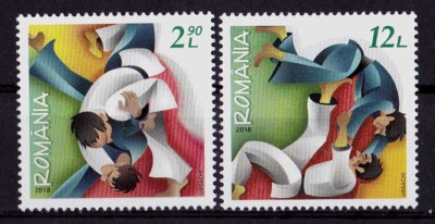 RO 2018 ,LP 2194b,&amp;quot;Federatia Romana de Judo - 50 ani&amp;quot;- serie ,MNH foto