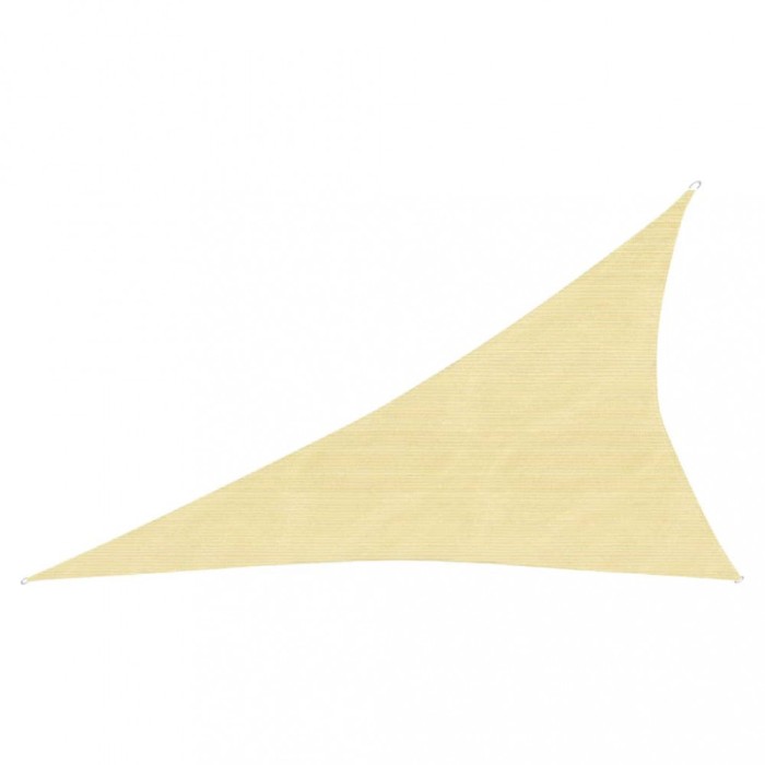 vidaXL P&acirc;nză parasolar, bej, 3x4x5 m, HDPE, 160 g/m&sup2;