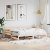 VidaXL Pat de zi cu extensie, 90x200 cm, lemn masiv de pin