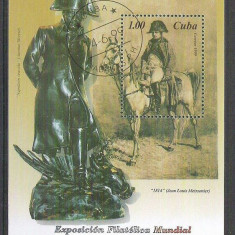 Cuba 1999 UPU, Napoleon, perf. sheet, used AA.058