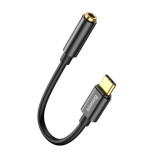 Adaptor Audio USB Type-C la 3.5 mm Baseus L54, 0.09 m, Negru CATL54-01