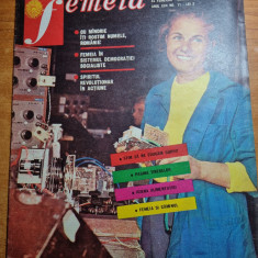 revista femeia noiembrie 1977-ceausescu la ziua recoltei in orasul pitesti