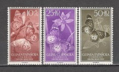 Guineea Spaniola.1958 Ziua marcii postale-Fluturi DX.60 foto