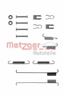 Set accesorii, sabot de frana FIAT PUNTO Cabriolet (176C) (1994 - 2000) METZGER 105-0739