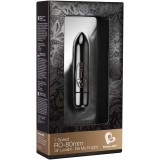 Glont Mini Vibrator RO Crome, Negru, 7 Viteze