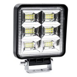 Cumpara ieftin Proiector LED pentru Off-Road, ATV, SSV, putere 144W, culoare 6500K, tensiune 9-36V, dimensiuni 110 x 110 x 35 mm, Amio