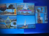 HOPCT LOT NR 764 LITORAL ROMANIA-IP -CT-5 CARTI POSTALE-RSR-CIRCULATE, Circulata, Printata, Constanta