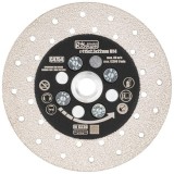 Disc diamantat, 2 in 1, taiere si slefuire granit, marmura, placi ceramice, 115 mm, M14, Richmann Exclusive