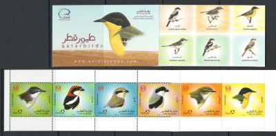 Qatar 2009 Mi 1367/72 carnet MNH - Pasari cantatoare foto