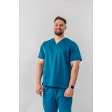 Bluză medicală Clio unisex XL 425 - Albastru Petrol