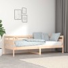 Pat de zi Gossi 80x200 cm, lemn masiv pin, cadru pat, canapea extensibila, oaspeti, dormitor, living, natural
