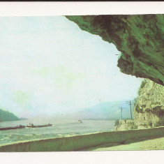 Carte Postala veche -Dunarea la Cazane, Muzeul portile de fier, Necirculata