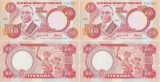 2 x 2005 , 10 naira ( P-25h ) - Nigeria - stare UNC Serie consecutiva !