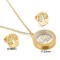 Set Colier Si Cercei Copacul Vietii Placat Aur S264C