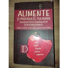 Alimente si preparate culinare din bucataria romaneasca si internationala- Ana Maria Gal