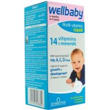 Supliment alimentar Wellbaby sirop, 14 Vitamine si Minerale, 150 ml