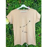 Tricou Bej din Bumbac, Zodiac