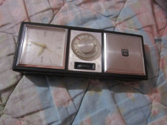 ceas vechi cu radio neprobat chronodio se adaptau si pe auto vechi a9 foto