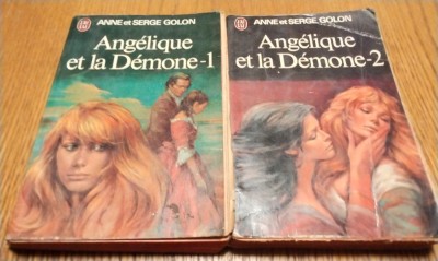 ANGELIQUE ET LA DEMONE - 2 Vol. - Anne et Serge Golon - 1977, 344+379 p. foto