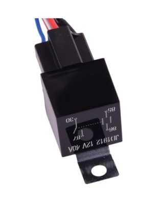 Releu 12V DC 40A pentru cablaj proiectoare led foto
