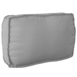 VidaXL Pernă pentru spătar din paleți cu pernă Gri 70 x 40 x 12 cm