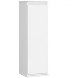 Cumpara ieftin Dulap suspendat, placa laminata, 3 rafturi, 1 usa, alb, 30x30x99 cm