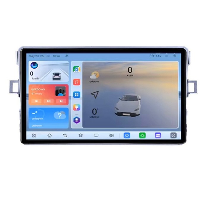 Navigatie Toyota Verso 2010-2016 C-133 Android 8 Core 2.2 Ghz 8+128 Qled 1K ADAS 4G LTE GPS 360 KIT-133+EDT-E409V3 CarStore Technology