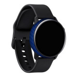 Cumpara ieftin Folie Skin Pentru Samsung Galaxy Watch Active 2 44 mm (2 Buc) - ApcGsm Wraps Carbon Blue, Oem