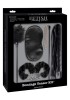 Kit Bondage 5 piese Justforme, Bici, Catuse, Masca, Pene, Negru, Metal, Nailon, PVC, ABS, Fetish erotic