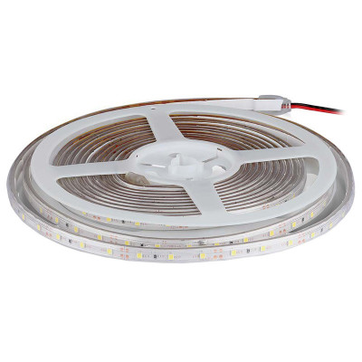 Banda LED SMD3528 12V 3.2W/m 60LED/m 420lm/m albastru IP65 5M V-tac SKU-212035 foto