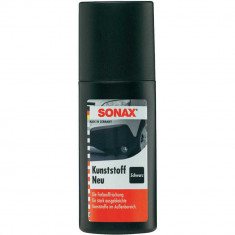 SONAX PLASTIC RESTORER BLACK &amp;amp;#8211; DRESSING PLASTICE EXTERIOARE SO409100 foto